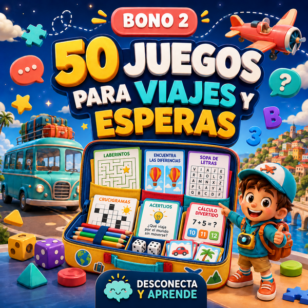 50 Juegos para Viajes y Esperas